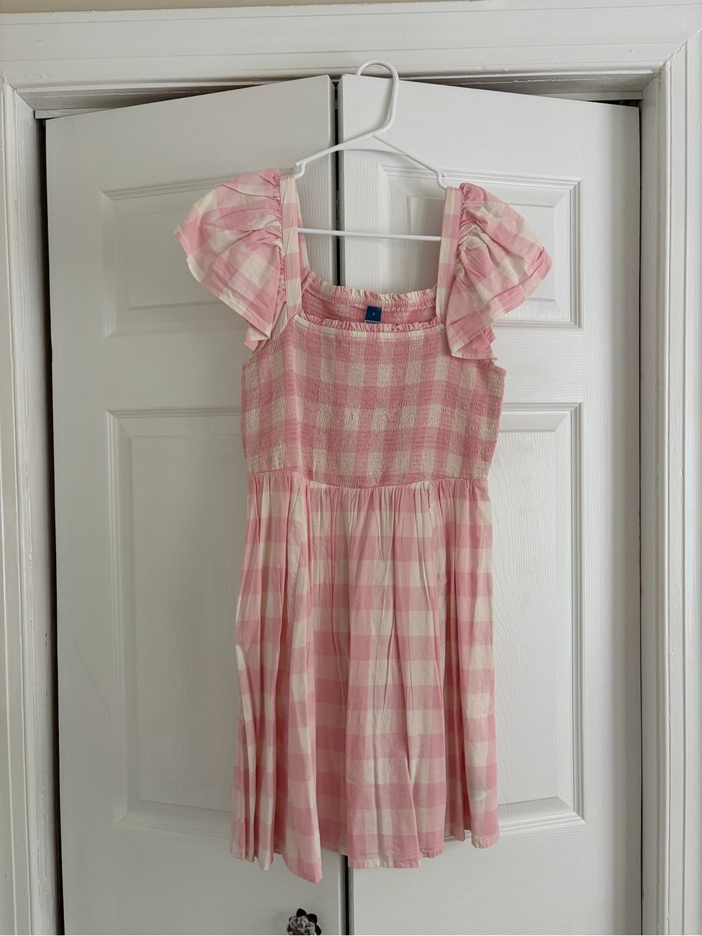 Old Navy • Pink Gingham Dress